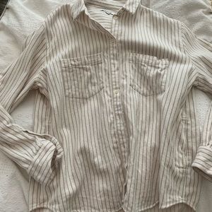 Madewell Stripped Flannel
